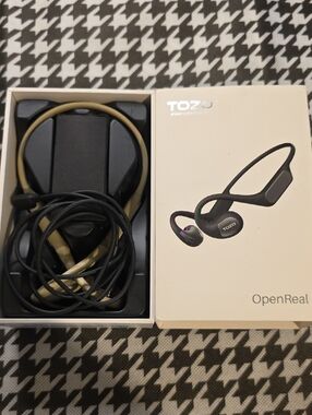 TOZO OpenReal Bone Headphones - Olive